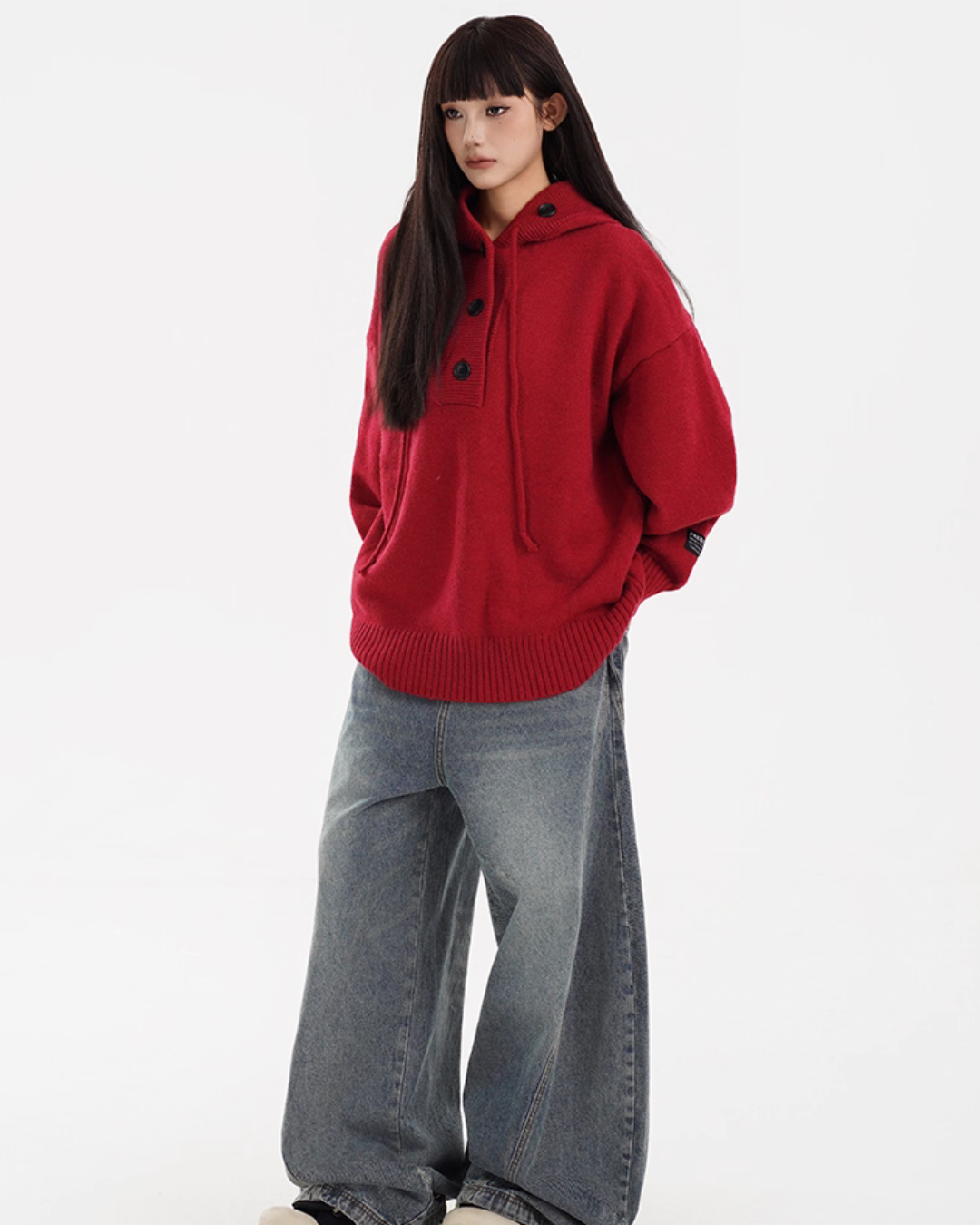 Hooded Knit Hoodie FEC0005