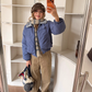 Puffer Collar Short Jacket CYE0090