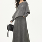 One Shoulder Knit Top / Long Skirt WEO0007