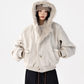 Fur Collar Patchwork Jacket ACS0348
