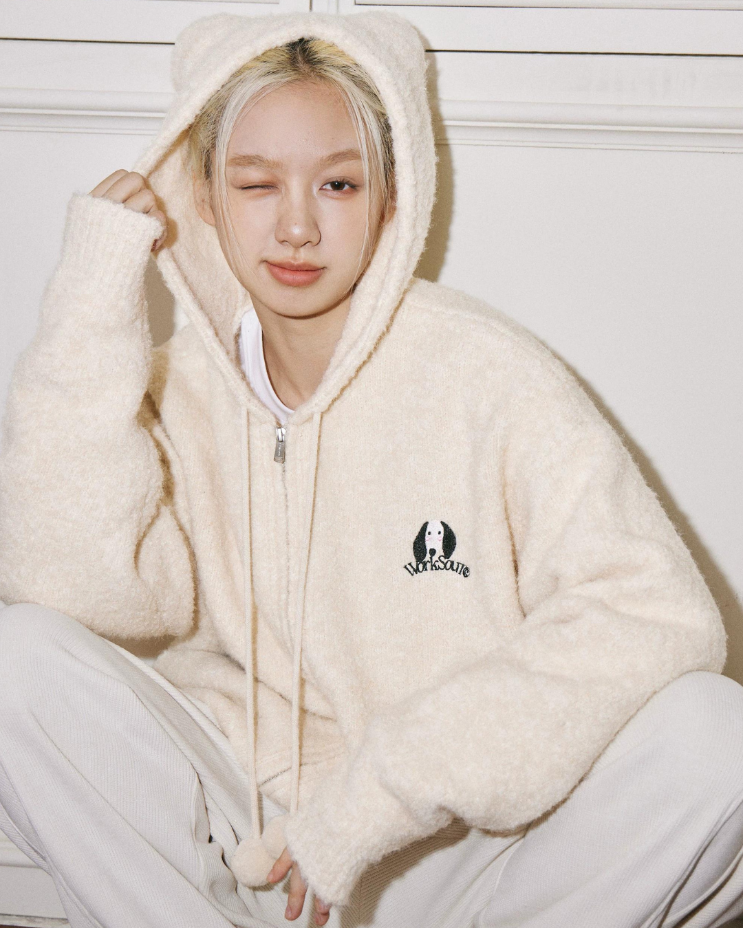 Cat Ear Knitted Hoodie WSO0005