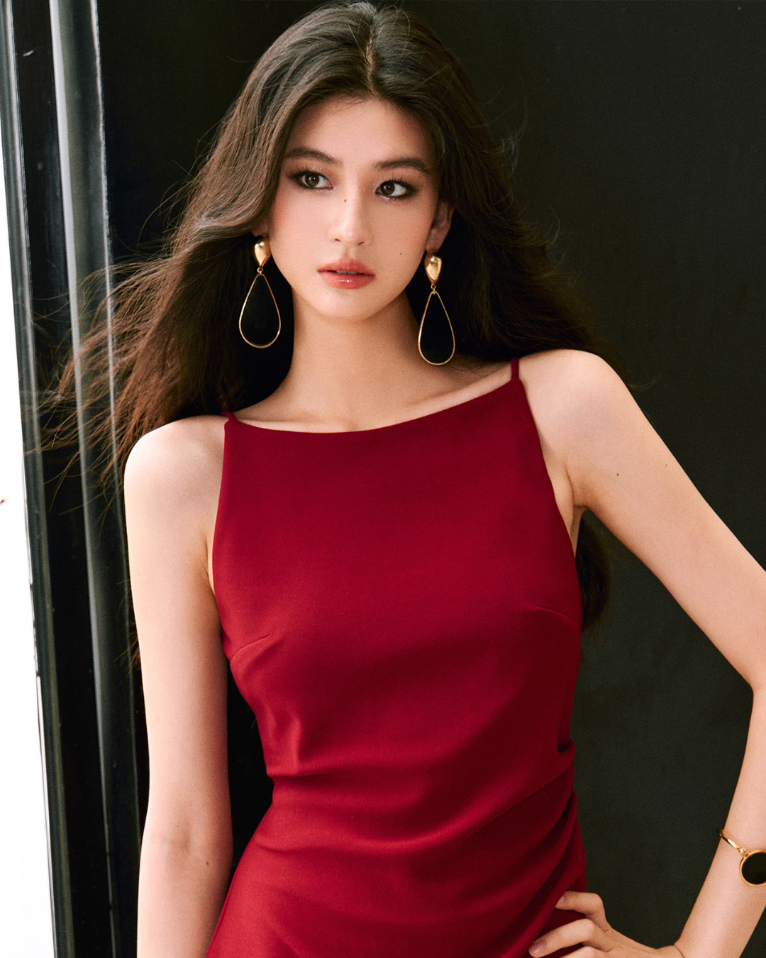 Side Slit Vest Dress WNG0002
