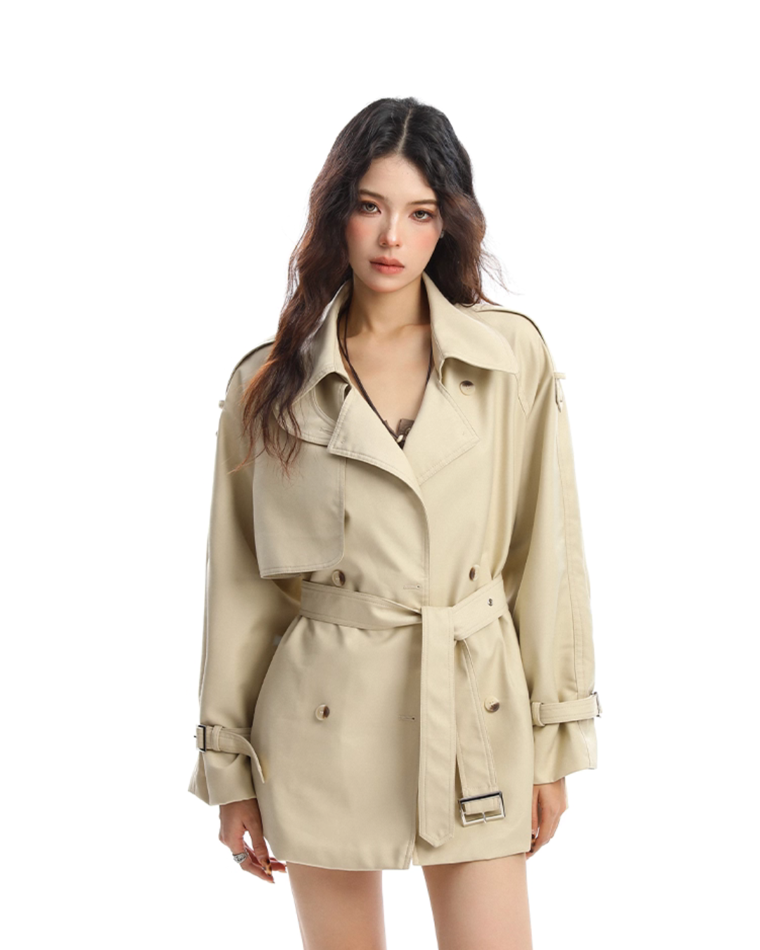 Mid Length Trench Coat BGS0011
