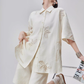 Botanical Embroidery Shirt / Shorts FER0116