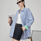 Blue Striped Long-Sleeve Shirt FER0182