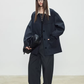 Patchwork Mid-Length Trench Coat TEO0008