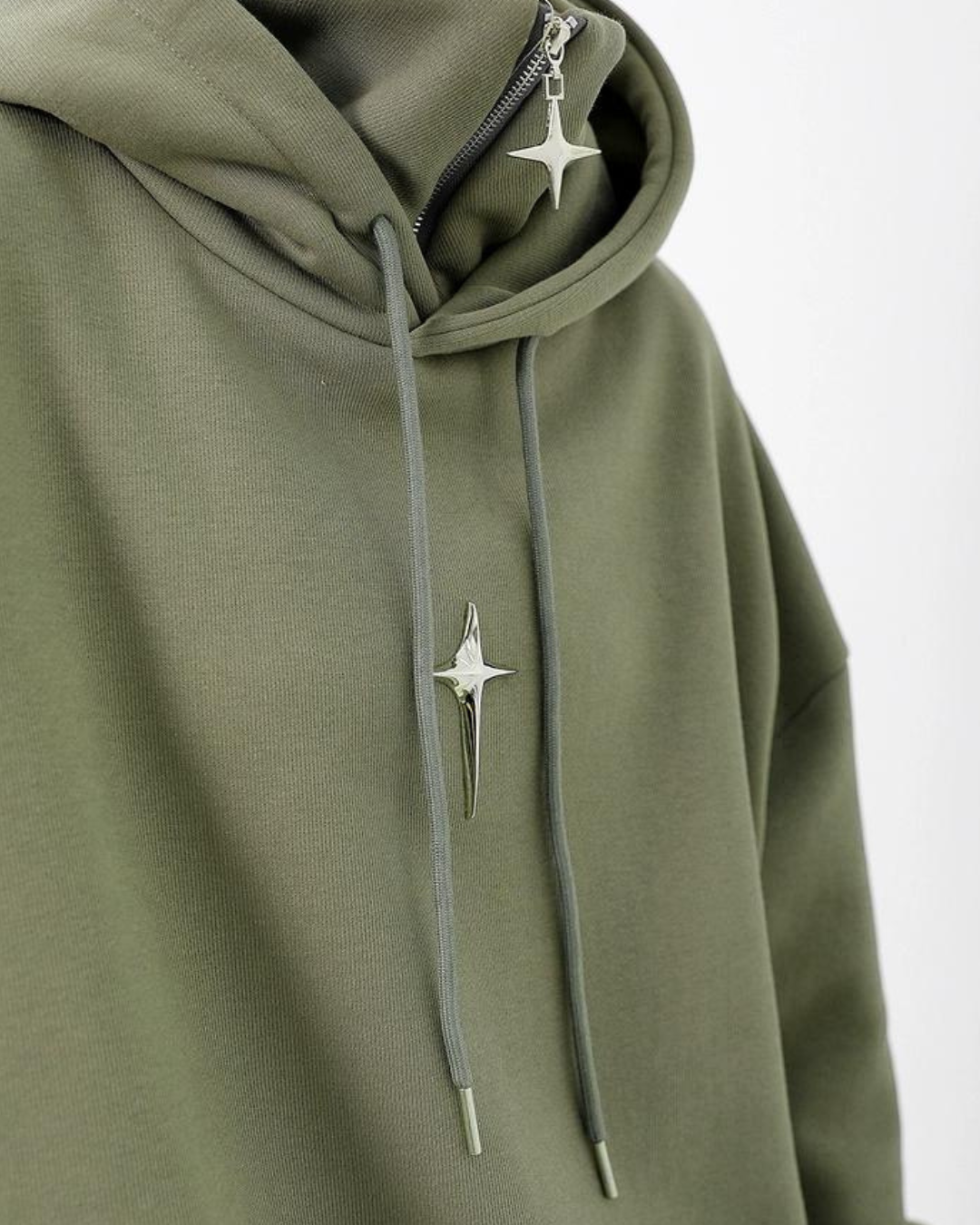 Silver Diamond Layered Hoodie ICM0001