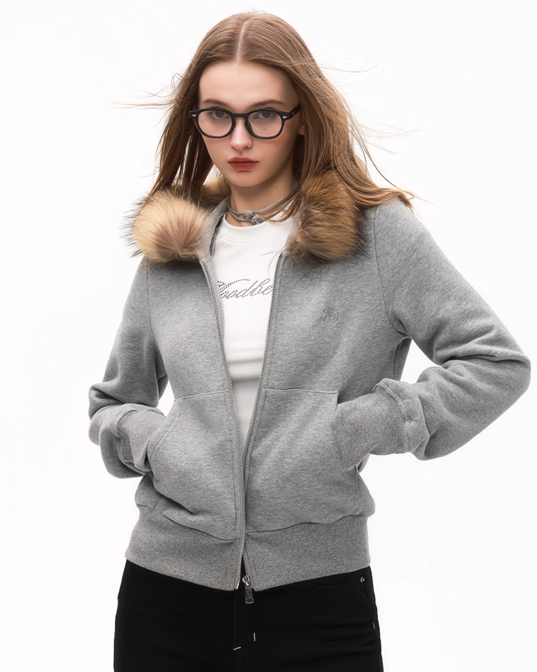 Far Hood Zip Up Hoodie MDB0004