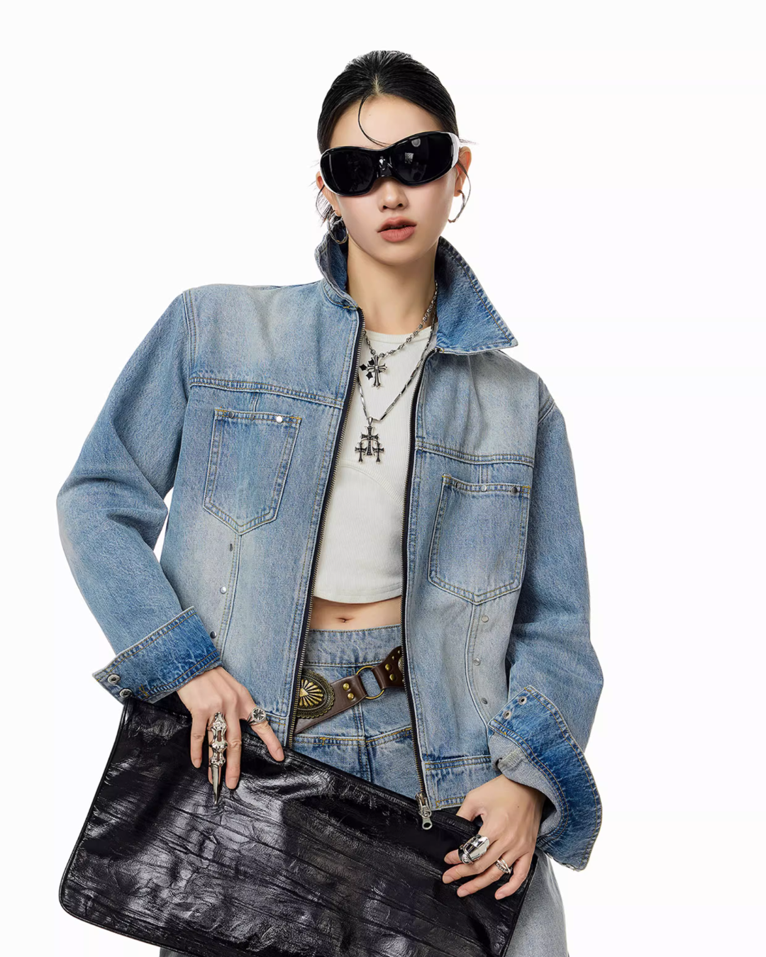 Retro Casual Denim Jacket ICM0089
