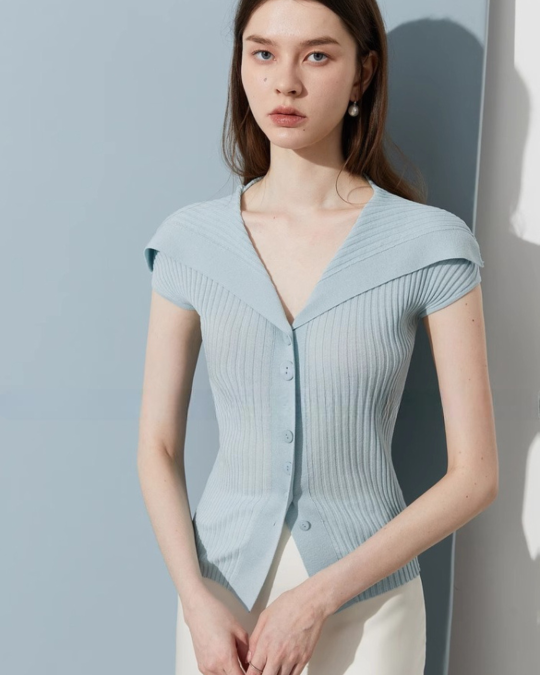 Big Collar Tight Top DPY0061