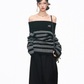 Off Shoulder Sweater Top / Wide Long Pants WEO0061