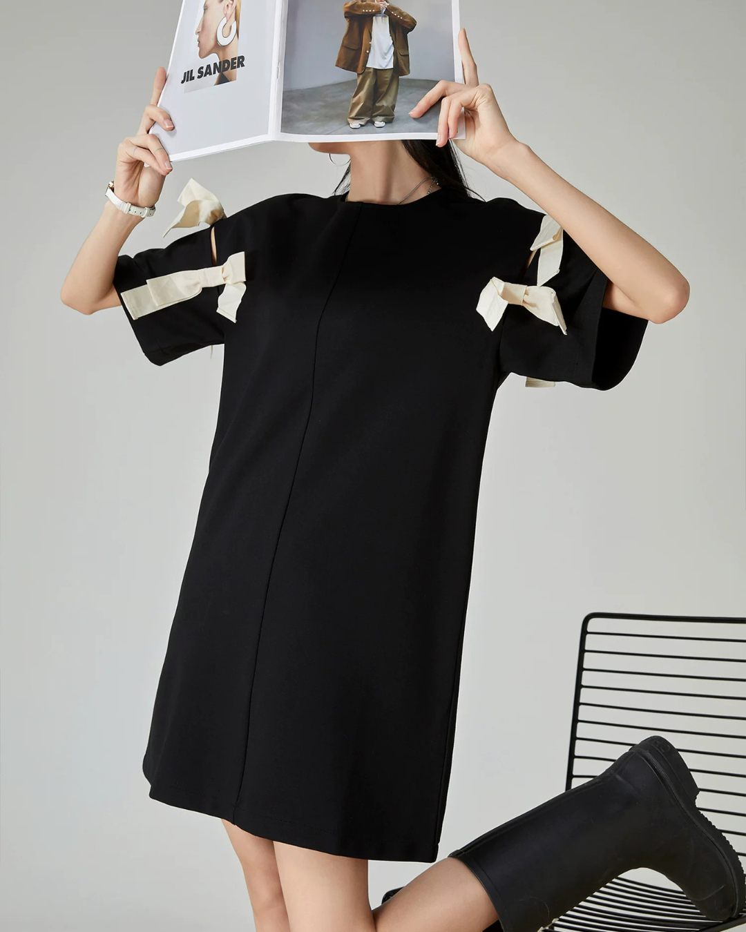 Ribbon A-Line Mini Dress FER0167