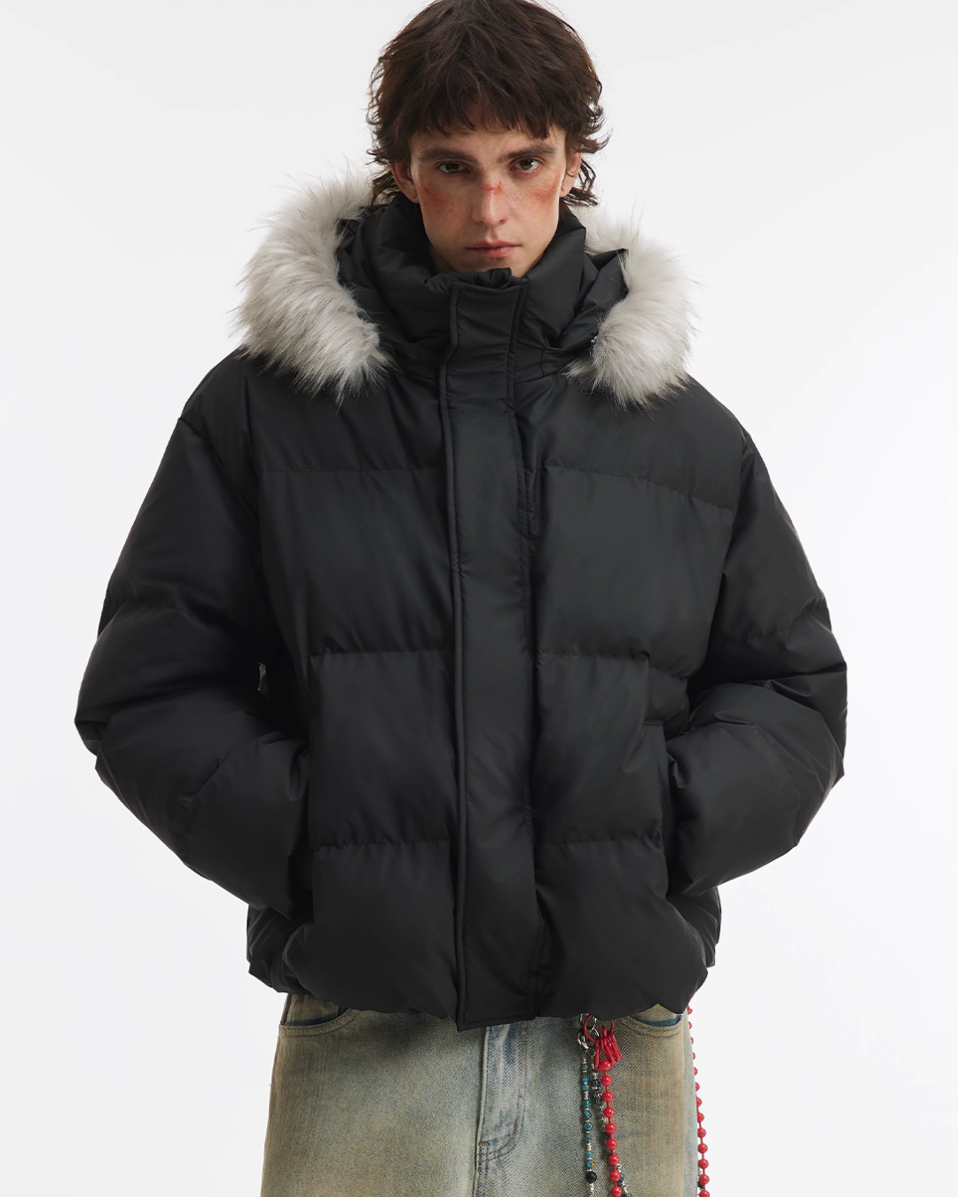 Hood Fur Down Jacket NDC0004