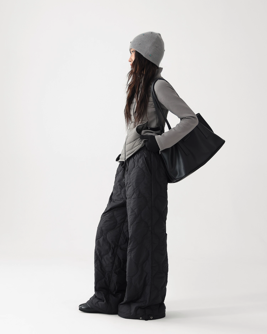 Quilted Loose Casual Pants ACS0341