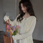 Asymmetrical Tiered Dress / Summer Knit Cardigan SMS0001