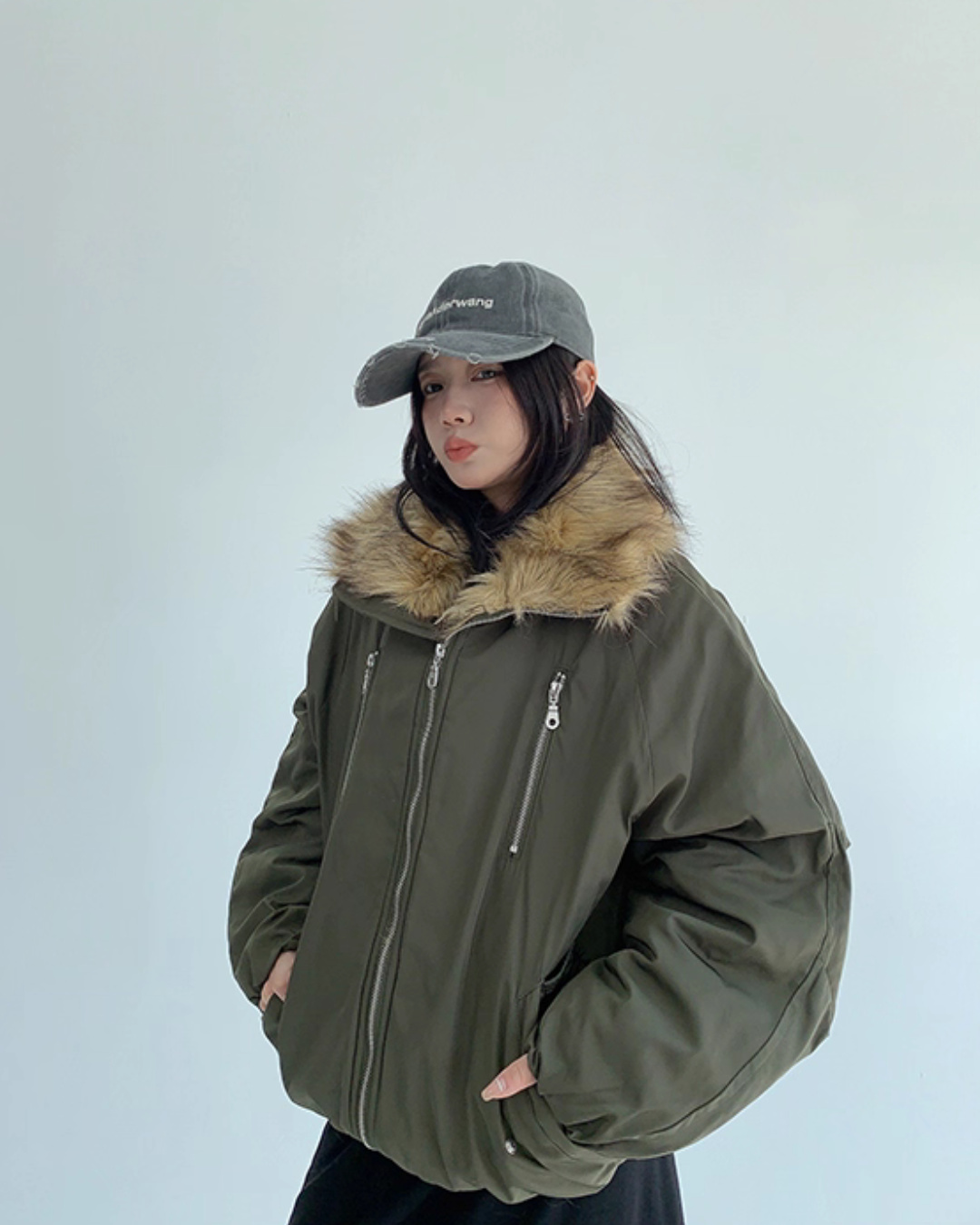 Fur Collar Cotton Jacket YLS0992