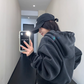 Vintage Short Hood Sweatshirt YLS0915