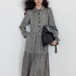 Long-Sleeve Shirt Flare Long Dress VAS0159