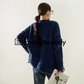 No Collar Fringe Knit Jacket LLA0404