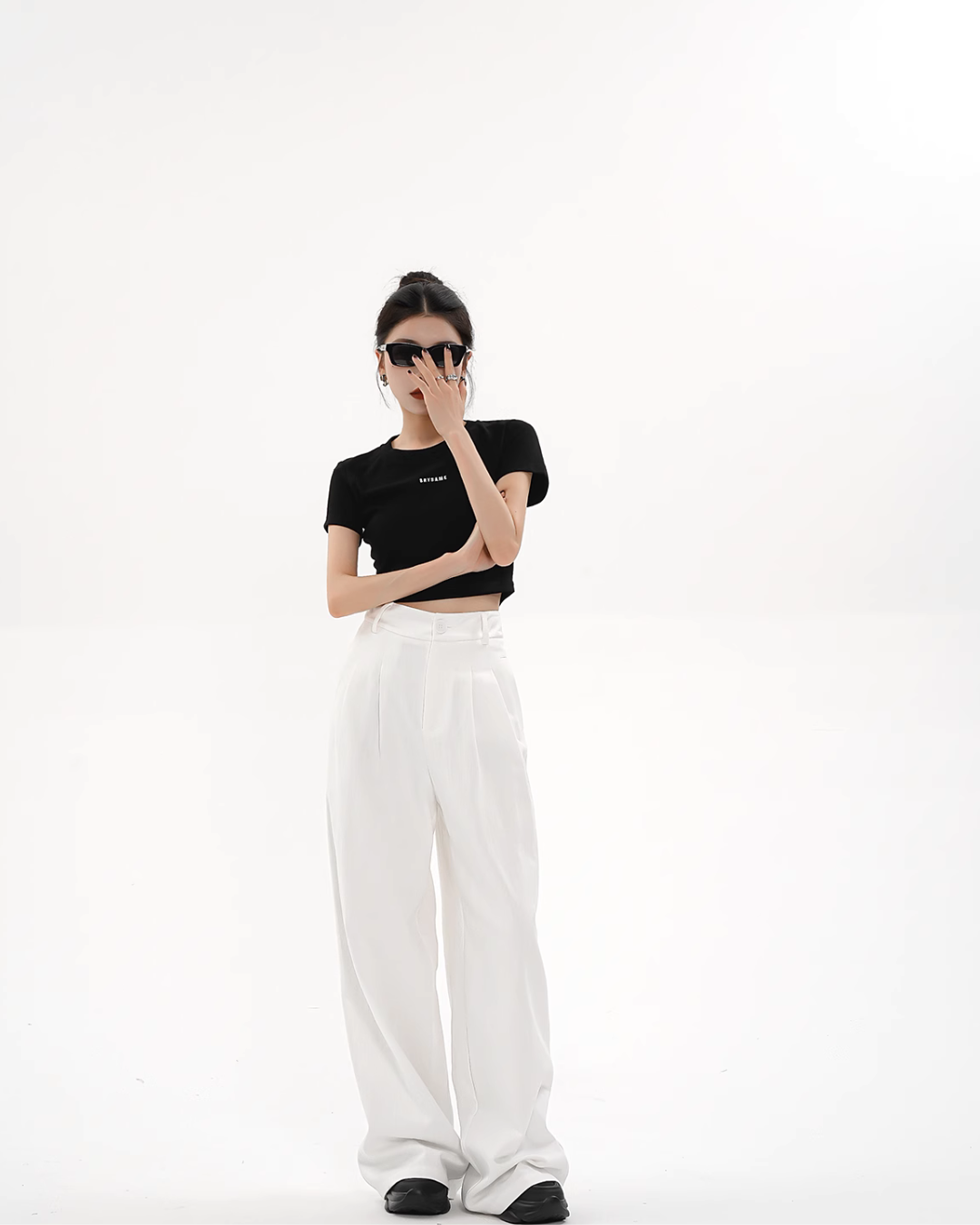 High Waisted Wide Pants SRS0284