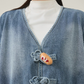 Duffle Button Denim Jacket FER0386