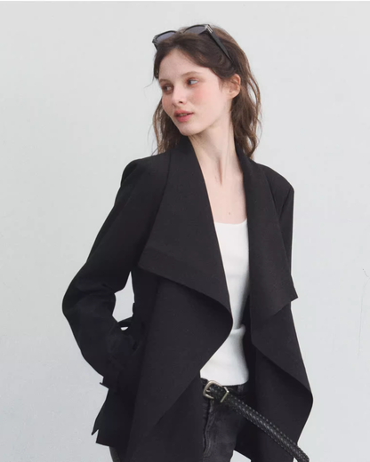 Big Collar Long Sleeve Jacket SPY0025