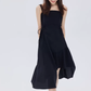 Square Neck Asymmetry Dress SHN0045