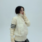 Down Vest Knit Sleeve Jacket YLS0995