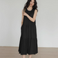 Tiered Gathered Long Dress VAS0119