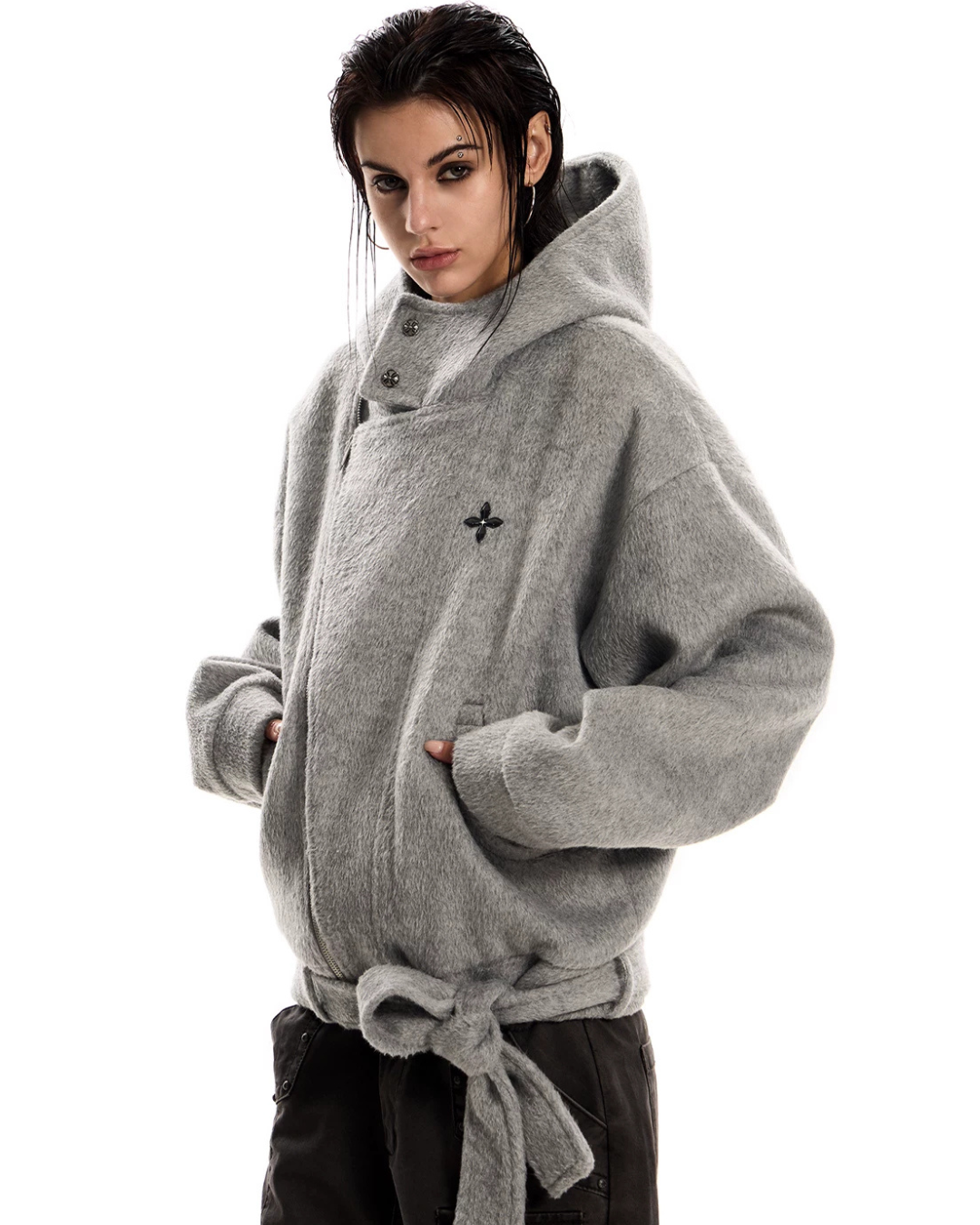 Wool Zip-Up Blouson ZTS0023
