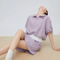 Nylon Hooded Tops / Mini Skirt FER0330