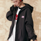 Patch Big Zip Hoodie EZK0042