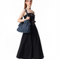 Belt Denim Fabric Shoulder Bag VSE0068