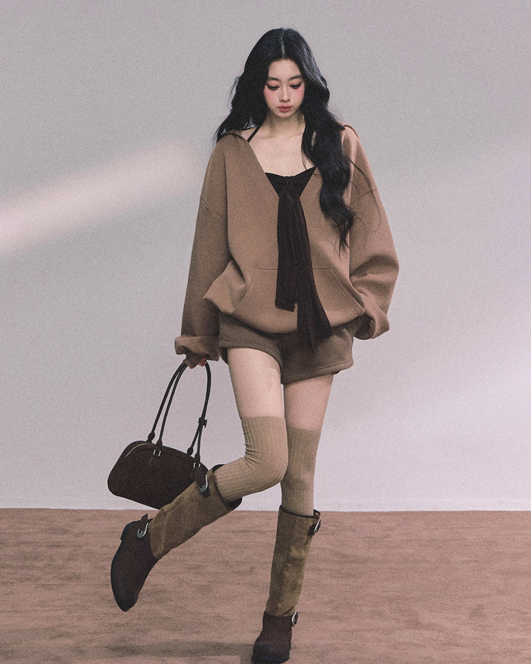 Relax Sweatshirt Hoodie/Shorts LAS0045