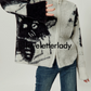 Cat Double Zip Knit LLA0522