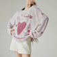Graphic Oversized Long-Sleeve T-Shirt FER0230