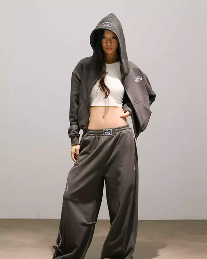 Logo Street Zip Hoodie / Sweatpants  SMD0008