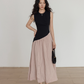 Fake Layered Long Dress VAS0126