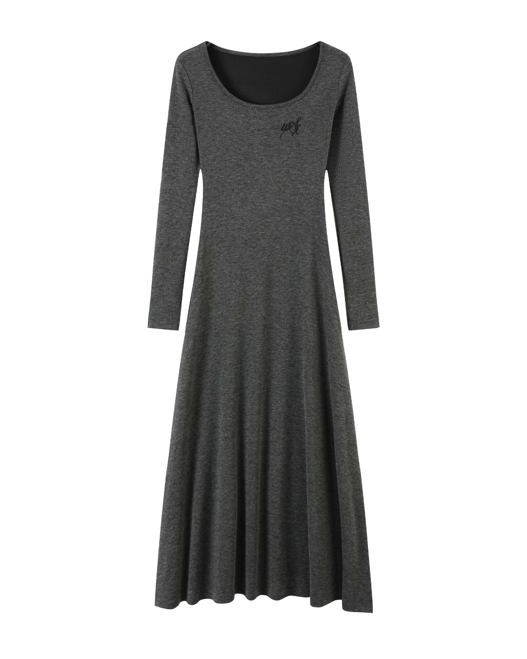 High-Neck Knit Top / Mini Skirt / Tight Long Dress / High-Neck Long Sleeve T-Shirt WEO0070