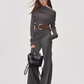 Off Shoulder Ribbed Knit WEO0013