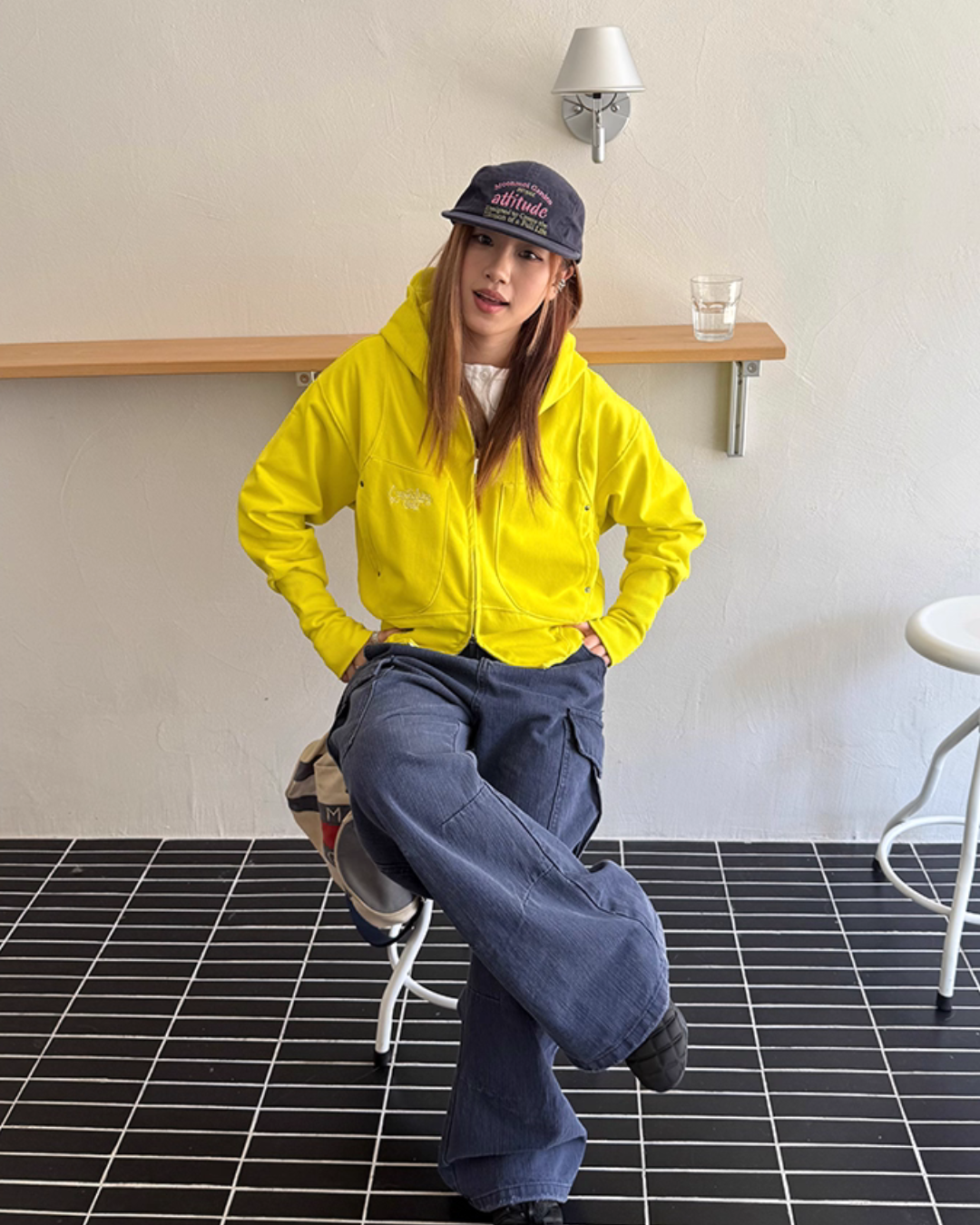 Big Pocket Double Zip Hoodie CYE0037