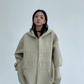 Embossed Logo Zip Hoodie YLS0910