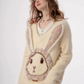 Bunny Girl Apricot Over Knit ZZF0283