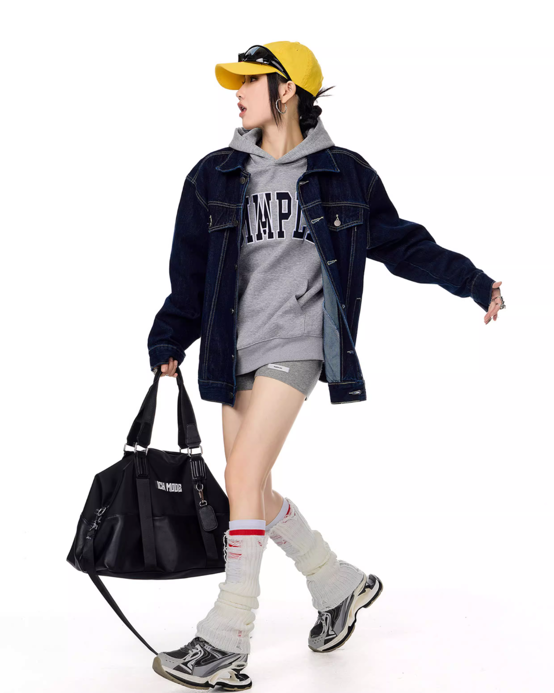 Loose Silhouette Denim Jacket ICM0091