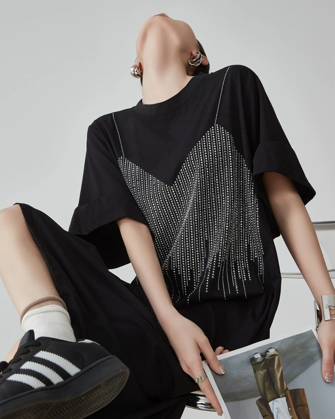 Layered-Style T-Shirt Dress FER0195