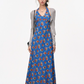 Halter Neck Floral Dress / Round Neck Cardigan WEO0049