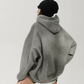 Wool Oversized Pullover Hoodie ACS0384