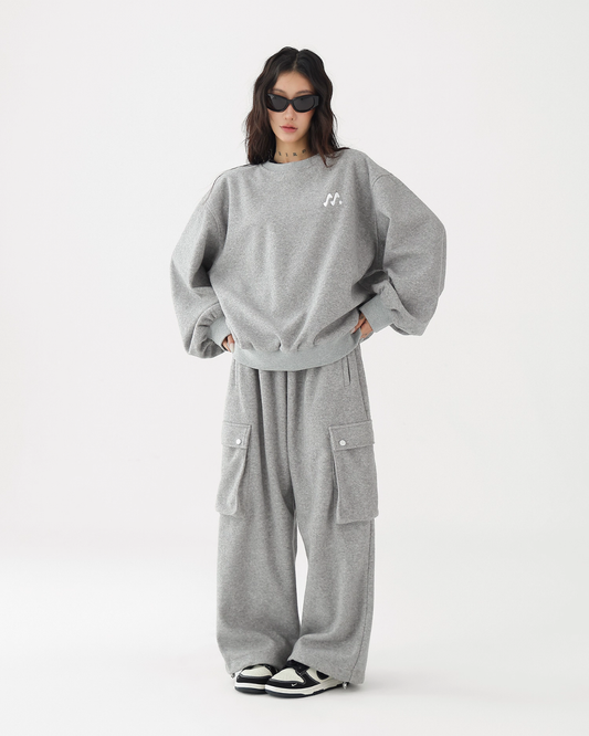 Logo Sweat Top / Pocket Sweat Pants / Stand Collar Down Vest ACS0334