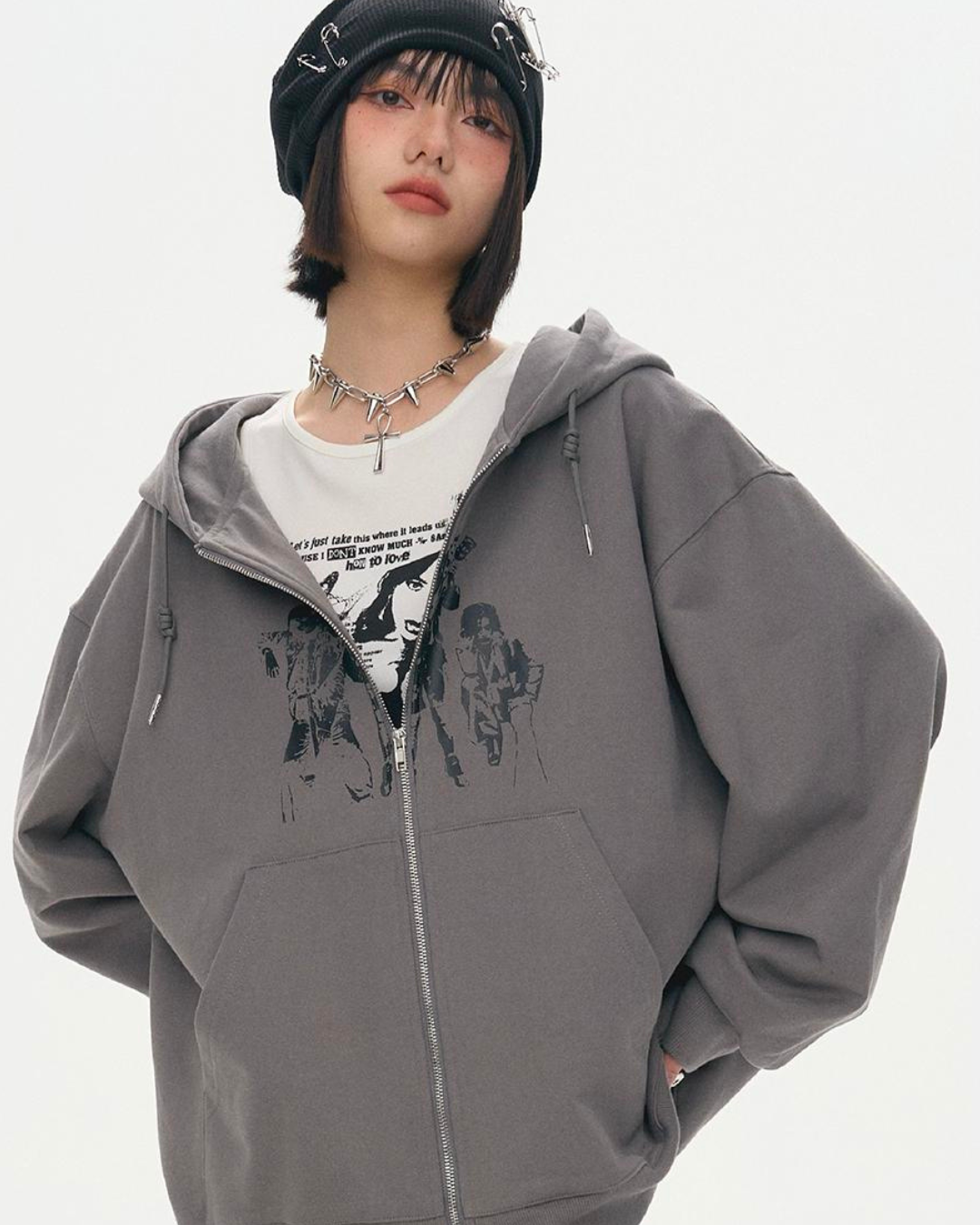 Street Zip Up Hoodie YKH0009