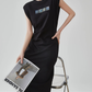 One-Point Logo Long Dress FER0307